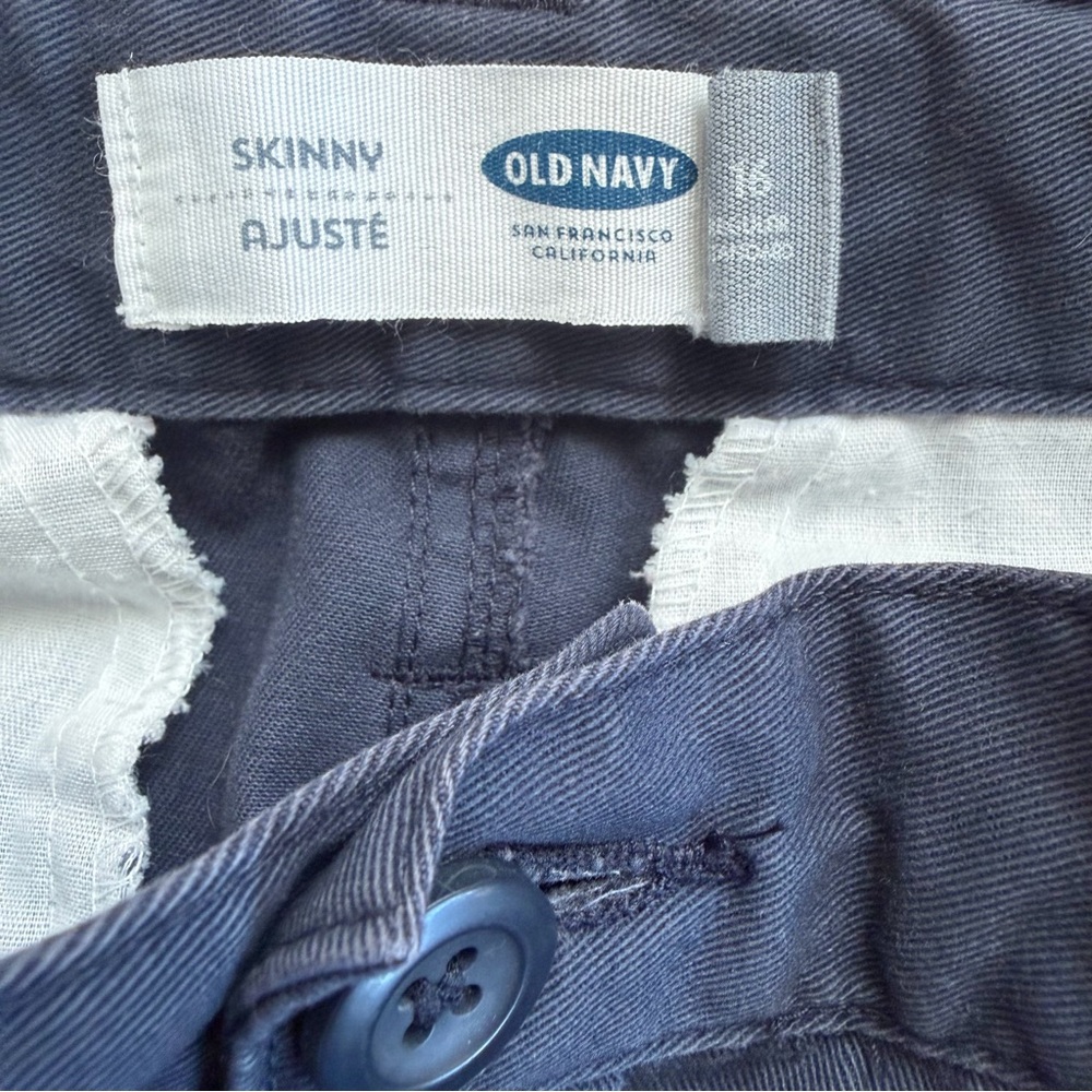 Boys Old Navy School Uniform Pants Straight Leg Skinny Adjustable Waist size 16 - Picture 4 of 8